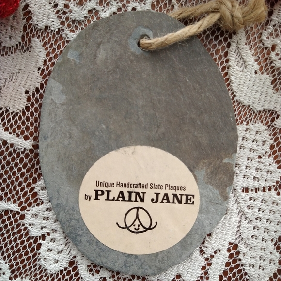 Plain Jane Slate Holiday Snowman Decor - Picture 3 of 3